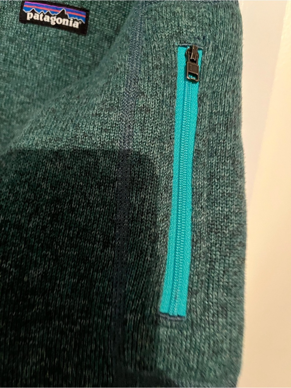 Patagonia women’s sixe small W's Better Sweater® 1/4-Zip green - Picture 3 of 10